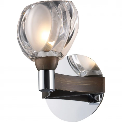 Бра N-Light 418 418-01-11W chrome + wengue