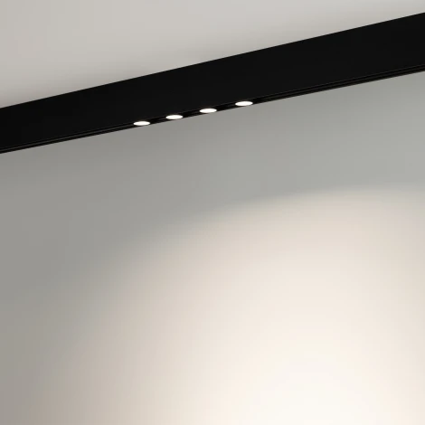 Трековый светильник магнитный светодиодный MAG-ORIENT-KRATER-L195-12W Day4000 (BK, 25 deg, 48V) (Arlight, IP20 Металл) 035580