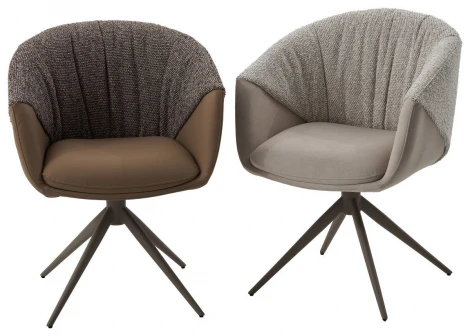 Стул ГИССЕН (GISSEN) 360 град., цвет ЛАТТЕ RIELY-111 / V885-3, ткань / ЛАТТЕ, ®DISAUR M-City 64841