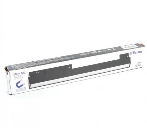 Трековый светодиодный светильник Feron MGN302 41943 низковольтный 12W 48V