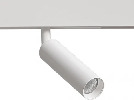 Магнитный трековый светильник 48V Arte Lamp Linea A4690PL-1WH (LED, управление смартфоном, умный дом - Алиса, Tuya Smart, круглые)