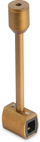 Токопроводящий прямой соединитель на стойке для оснований Donolux CODE 1.2 Connector 180 H135 BBr DL20224