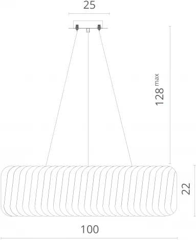 Подвесной светильник Divinare Megan 7568/02 SP-12