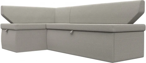 Диван кухонный угловой Омура левый угол (Бежевый/Рогожка) Лига Диванов арт.125895L