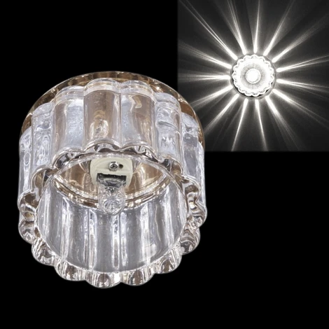 Встраиваемый точечный светильник Sneha 131061/CT G9 GD/CL (220V, круглые)