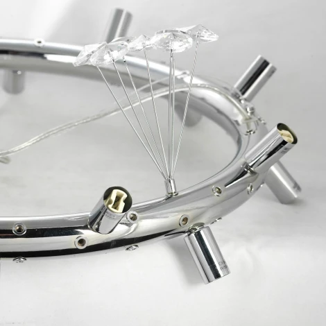 Подвесная люстра Lussole Alaska GRLSP-8339 (220V, на тросе, круглые, кольцо, IP21)