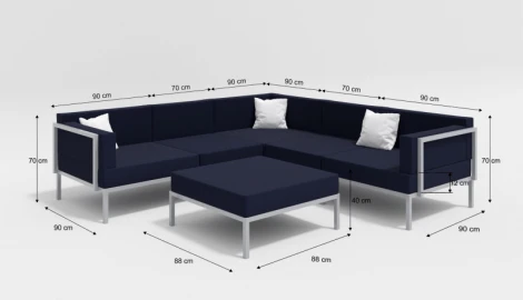 Лаунж зона Gardenini Serenita LSRN.030700.S4