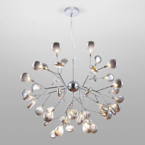 Подвесная люстра Bogate's Lamella 555 (220V, на тросе, шар, лепестки)