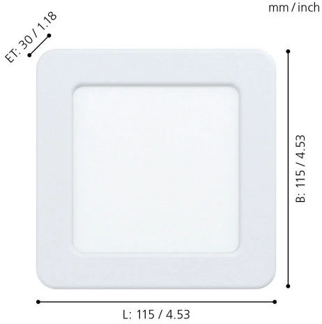 Встраиваемый точечный светильник Eglo Fueva 5 99178 (LED, 220V)