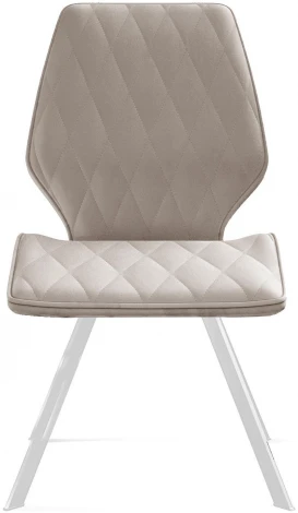 Стул 242M B03 BEIGE/ ножки белые Dikline 00-00062372