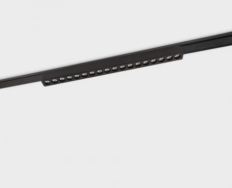 Трековый светильник Downlight магнитный 18W 48V Italline IT09-9011 black 3000K (LED)