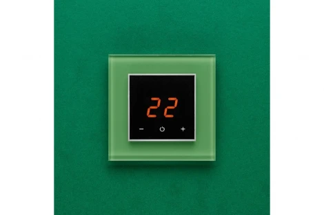 Терморегулятор AURA ORTO 1164 GREEN LUMINOUS (СВЕТЯЩИЙСЯ ЗЕЛЕНЫЙ)