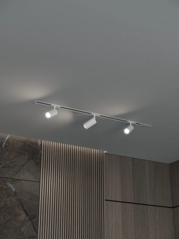 Трековая система в сборе встраиваемая однофазная 220V Hesby Lighting Skylite №3 HSBL_kompl_S003_VI1W4K