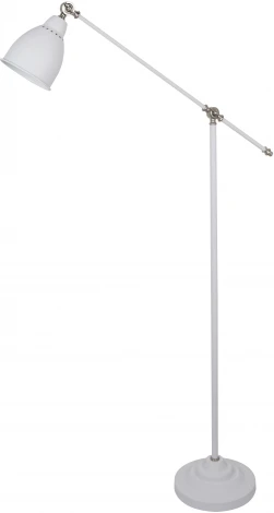 Торшер изогнутый для чтения Arte Lamp Braccio A2054PN-1WH (220V)