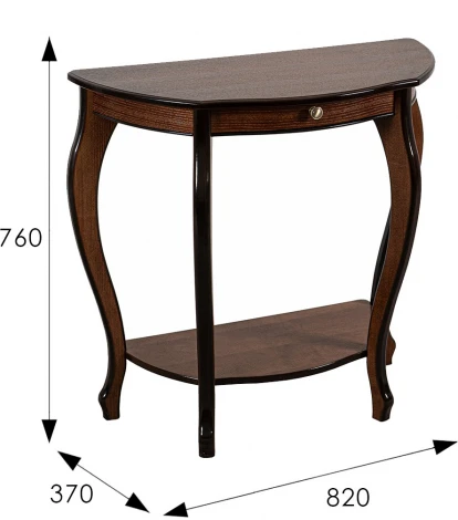 Консоль Элегант орех Л Mebelik арт.008528