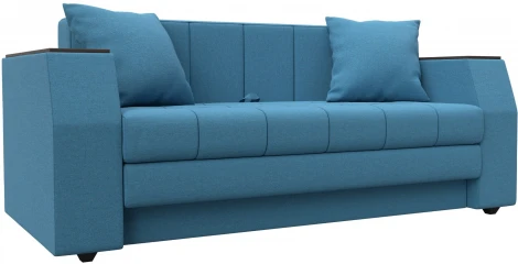 Диван прямой Атлант мини (Голубой/Рогожка) Лига Диванов арт.123268