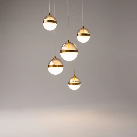 Подвесной светильник Maytoni Area MOD295PL-L60BBS3K (LED, 220V, на проводе, шарики)