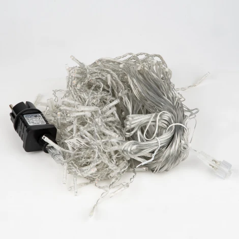 Бахрома светодиодная с эффектом мерцания, 12м. соединяемая, 195 светодиодов, разноцветный свет Uniel ULD-B12006-195/TTK MULTI IP44