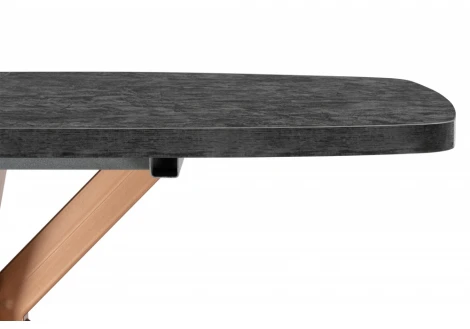 Кухонный стол Woodville Кортез 32 116(160)x77 раздвижной малави / медь