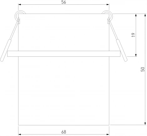 Светильник встраиваемый Elektrostandard Moll 25004/01 GU10 чёрный (220V, круглые)