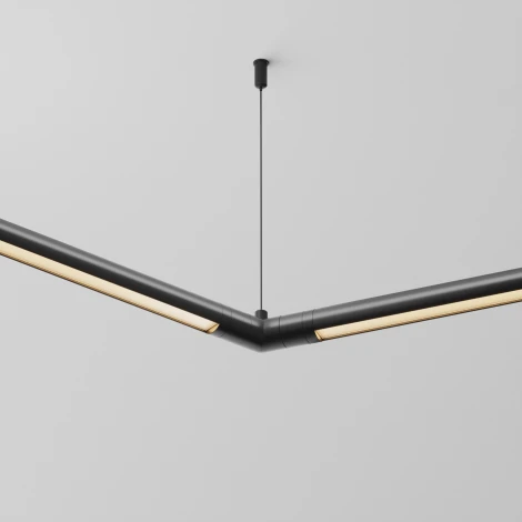 Угловой коннектор 120° для системы Shelf без ввода питания Maytoni Accessories for system Shelf CA018LWC-B (24V)