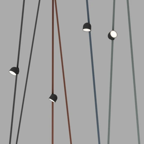 Трековый светильник низкоковольтный для ременной системы LED с голосовым управлением 48V Denkirs Belty Spot DK5642-BK (Умный дом) (умный дом - Smart Life)