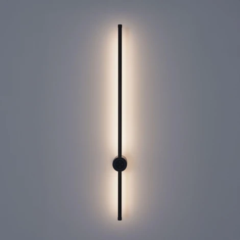 Настенный светильник светодиодный с диммером и сенсорным выключателем Lumion Bram 8308/14WL черный, металл LED 14W 3000K/4000/7000K 220V (регулировка яркости)