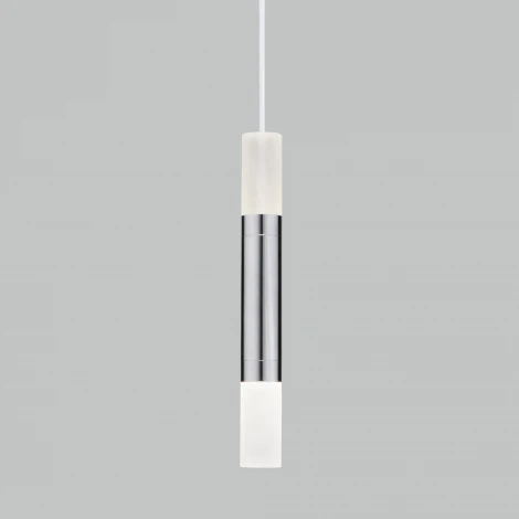 Подвесной светильник Eurosvet Axel 50210/1 LED хром (220V, на проводе, круглые)