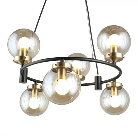 Подвесная люстра Omnilux Sorrento OML-94003-06 (220V, на проводе, шарики)