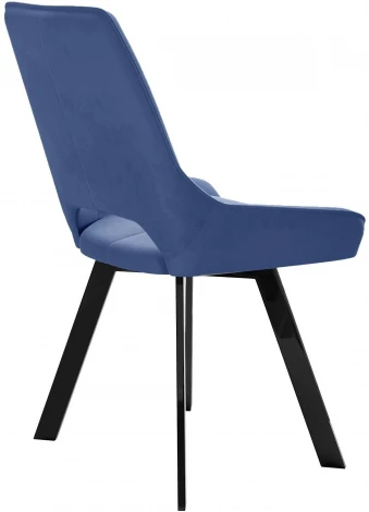 Стул 268 Z20 синий, ножки черные Dikline 00-00062329