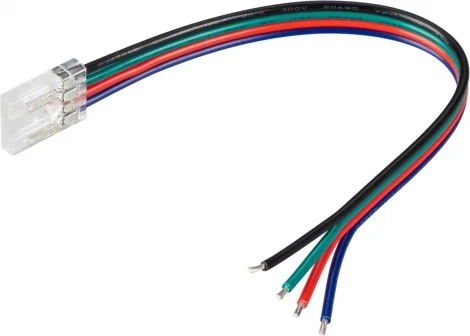 Коннектор COB-RGB-10mm-4pin-STW-L150 (Arlight, Лента-Провод) 042064