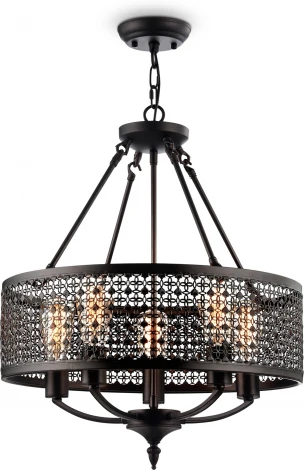 Подвесная люстра Freya Conte FR4166-PL-05C-BL (220V, на цепи)