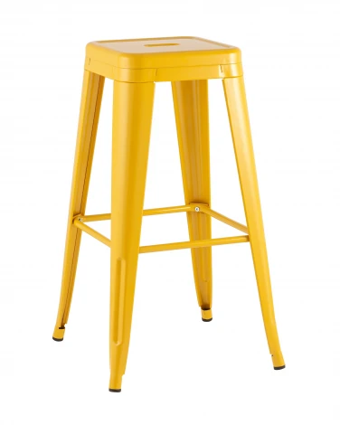Стул барный TOLIX желтый глянцевый KD Stool Group УТ000042111