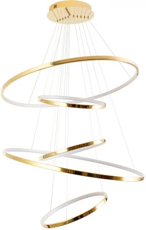 Подвесной светильник ярусный Arte Lamp Arcane A2974SP-137PB (LED, 220V, на тросе, кольцо)