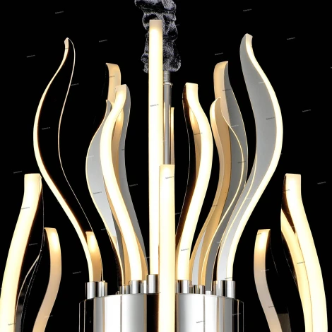 Подвесная люстра Mantra Versailles 5560 (LED, 220V, диммер, на цепи)