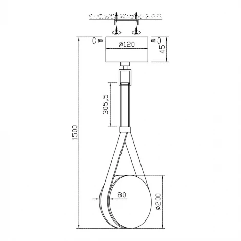 Подвесной светильник Fluorite Lilith FL1202-1P