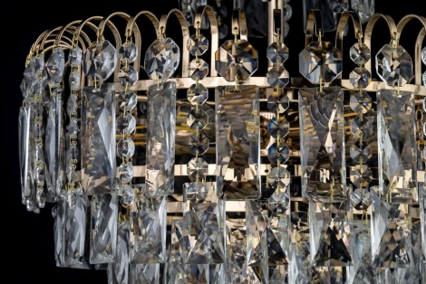 Подвесная люстра хрустальная Arti Lampadari Erice Erice E 1.5.40.100 G (220V, на цепи)