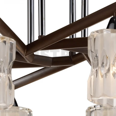 Потолочная люстра N-Light 414 414-08-13 chrome + wengue