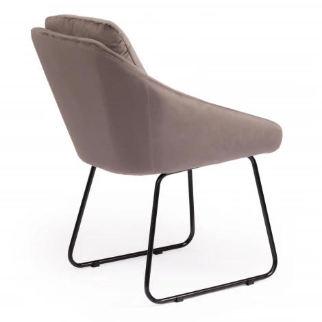 Кресло STAR (mod. CY-1919) серый (HLR 24)/черный (вельвет/металл)