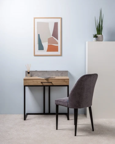 Стул R-Home Alen Грей/Чёрный