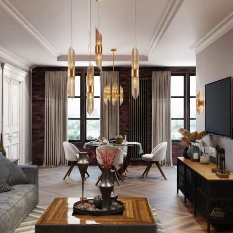 Подвесной светильник Odeon Light Flambi 4847/2 (220V, на тросе, круглые)