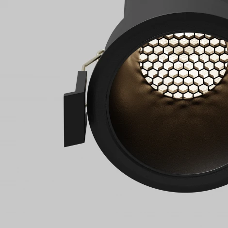 Встраиваемый светильник Maytoni Dip DL116-10W-4K-B (LED, 220V, круглые)