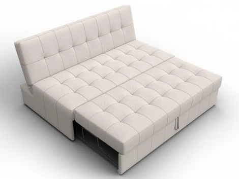 Диван прямой Лига-107 (160) (ЛДСП,Брус,Фанера,Замша/Бежевый) Лига Диванов 134940