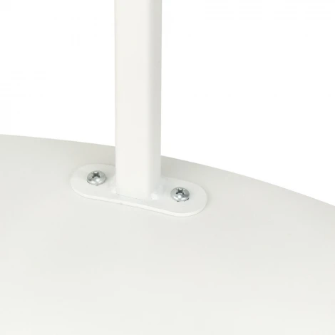 Стол журнальный МеталлАрт М001 черный мрамор/белый Mebelik 009485