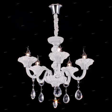 Подвесная люстра Citilux Ирида CL351150 (220V, хрусталь, на цепи, подсвечник, свеча)