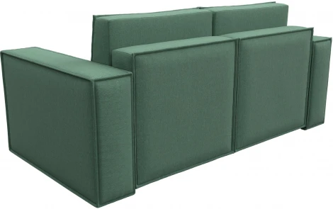 Диван прямой Куба мини (Зеленый/Рогожка) Лига Диванов арт.121893