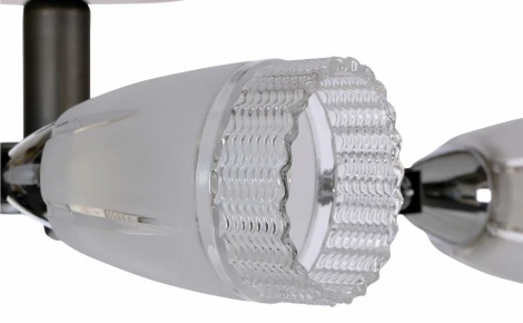 Потолочная люстра IDLamp Carlotta 865/5PF-Darkchrome