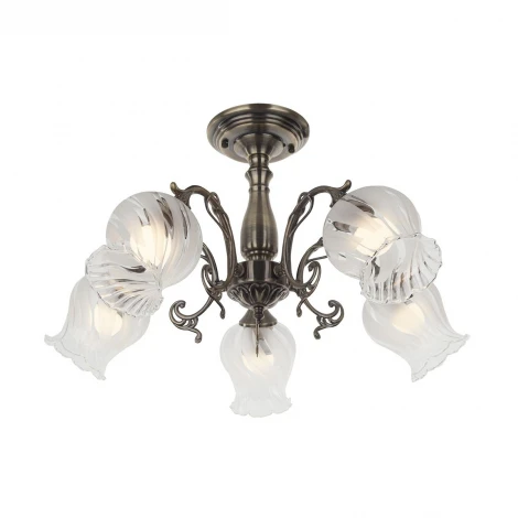 Потолочная люстра IDLamp Dorotea 289/5PF-Oldbronze