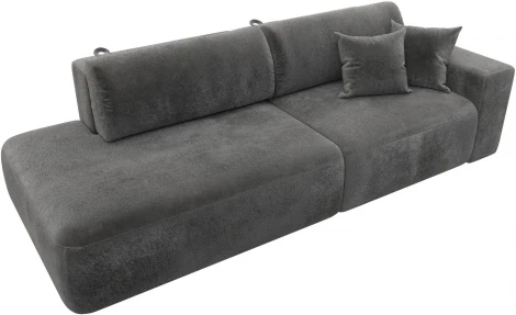 Диван прямой Лига-036 НПБ Модерн подлокотник справа Лига Диванов (Велюр) арт.127717