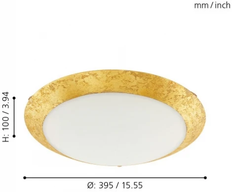 Настенно-потолочный светильник Eglo Montenovo 98023